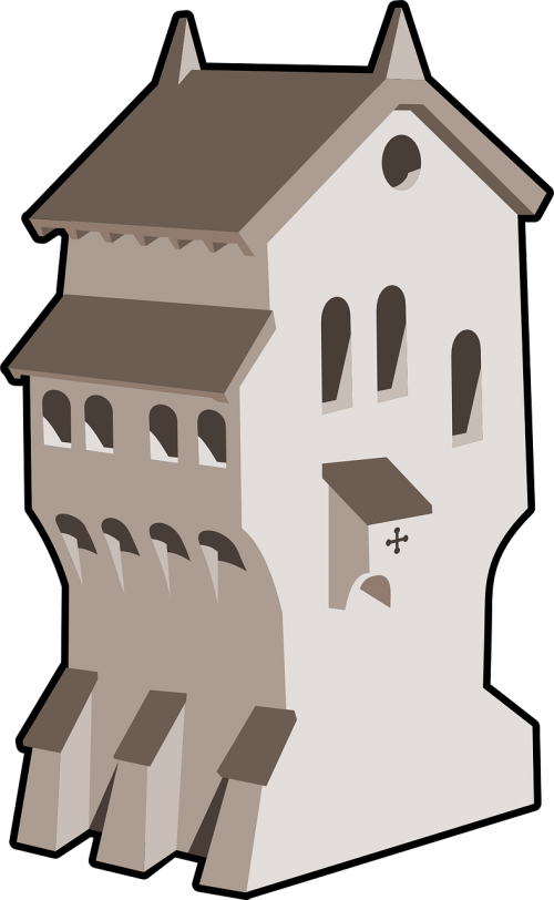 castle medieval tower architecture