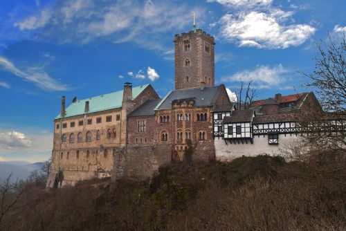 castle wartburg castle thuringia germany