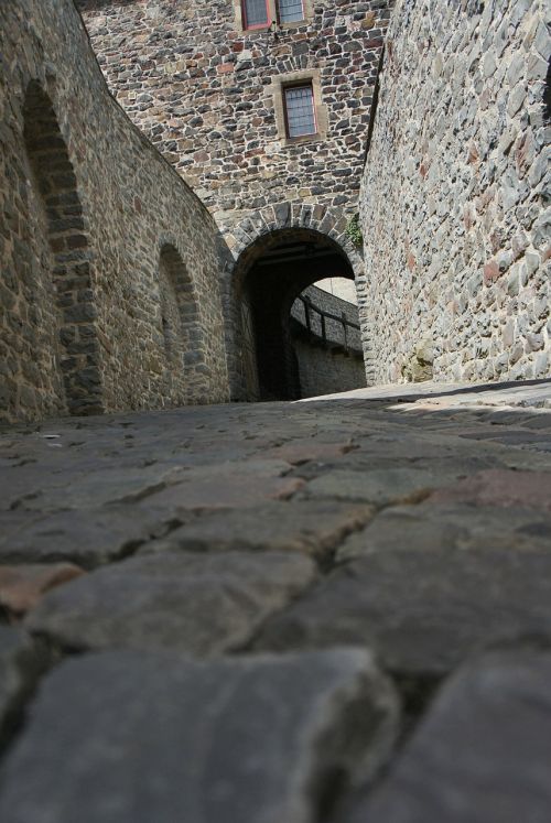 castle paving stones middle ages