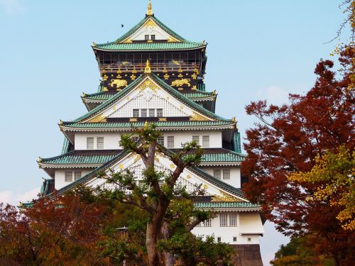 castle autumn architecture