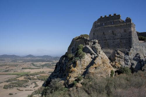 castle cold water landscape