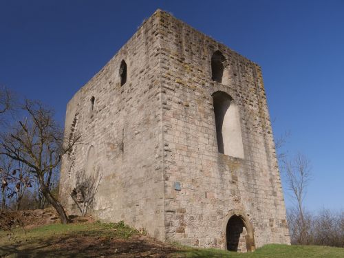 castle ruin tower