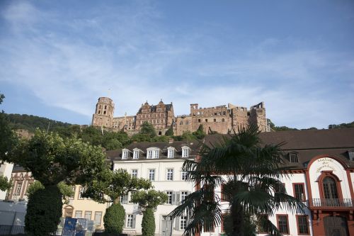 castle heidelberg old town