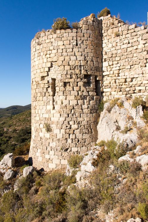 castle puivert tower