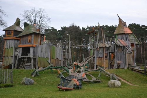 castle children's playground tower