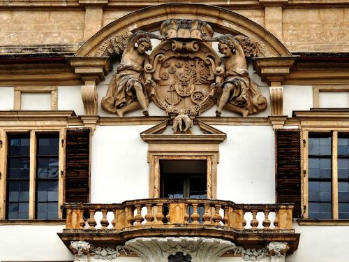 castle window facade