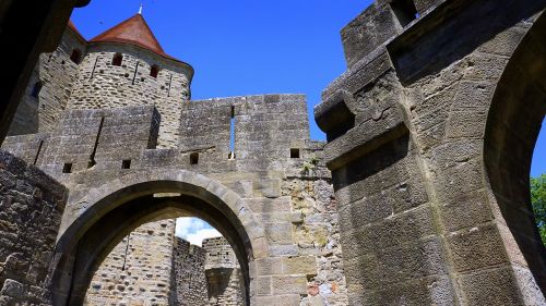 castle medieval carcassonne