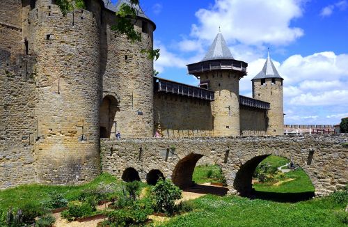 castle medieval carcassonne