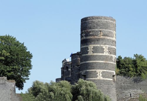 castle city of angers france