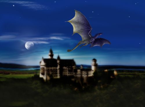 castle dragons night