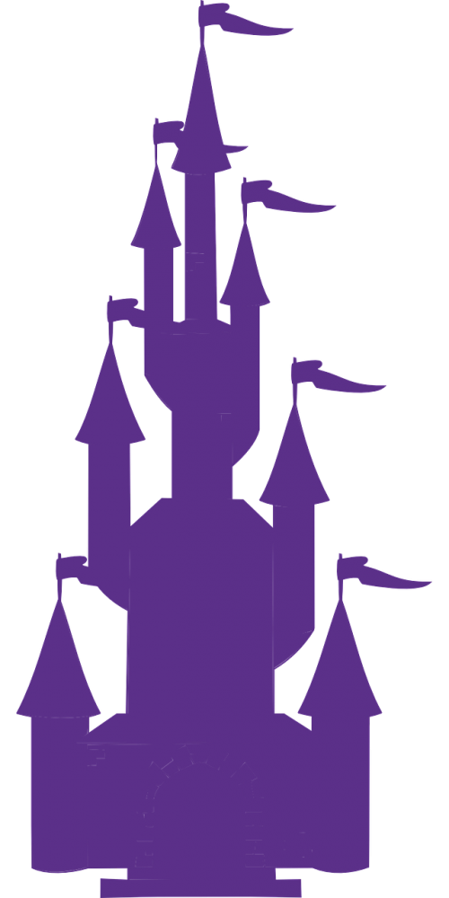 castle silhouette art