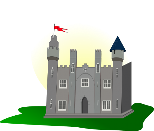 castle flag tower