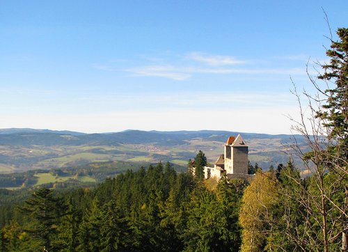 castle  czechia  landscape
