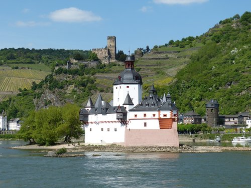 castle  pfalzgrafenstein  river