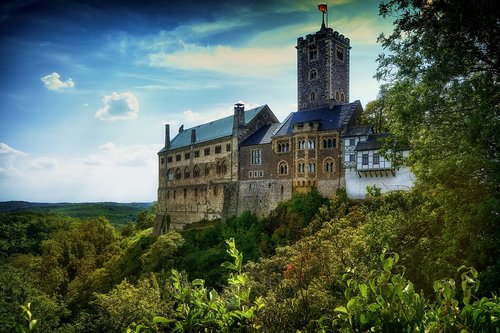 castle  wartburg castle  eisenach
