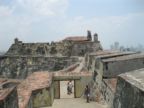 castle cartagena wall