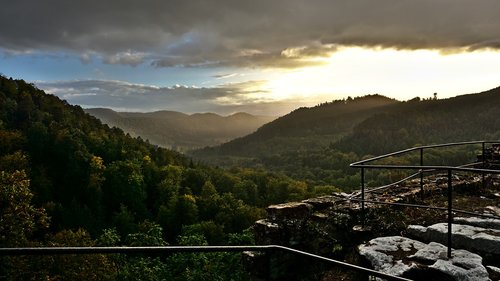 castle  landscape  sky