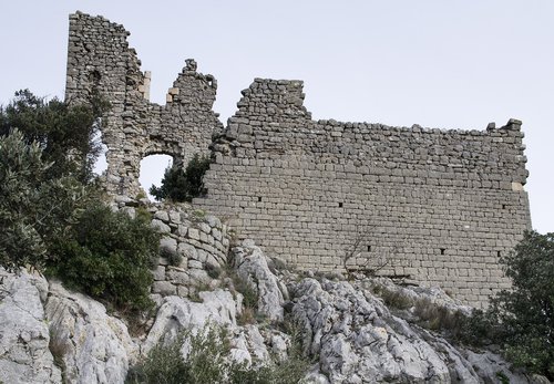 castle  ruin  fortress