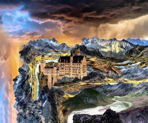 castle  fantasy  landscape
