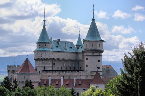castle  bojnice  architecture