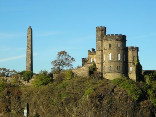 castle calton hill scotland