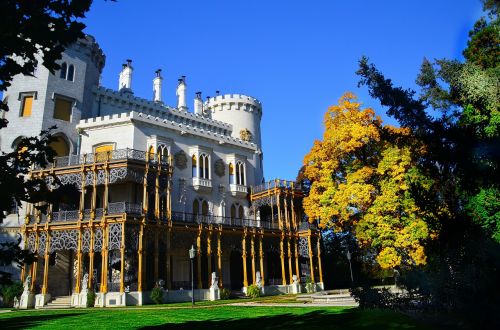 castle autumn park