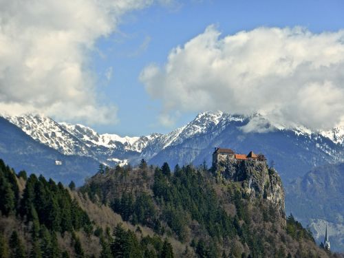 castle mountains hilltop