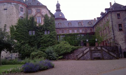 castle vogelsberg mountains germany