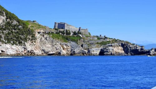 castle cliff sea
