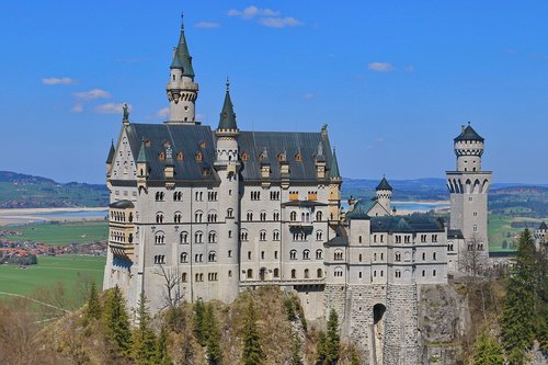 castle neuschwanstein  germany  castle