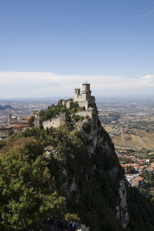 castle of san marino  castle of san marino state  landscape