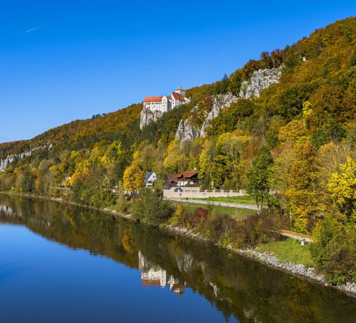 castle prunn castle autumn