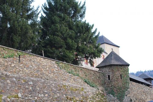 castle wall watchtower castle