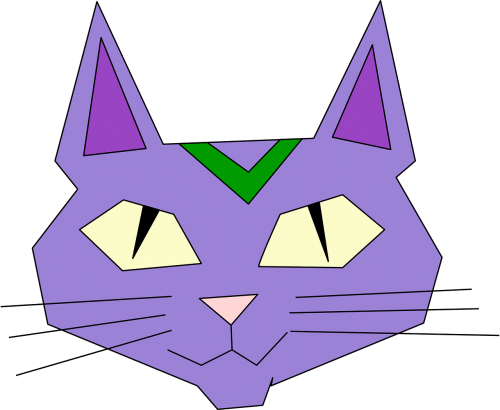 cat head lilac