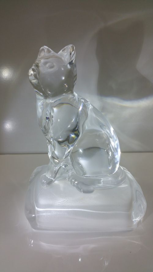 cat glass crystal