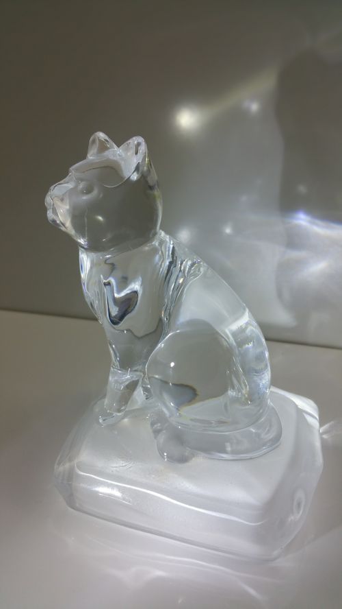 cat glass crystal