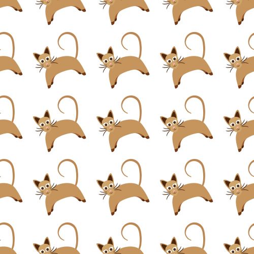 Cat Wallpaper Pattern Seamless
