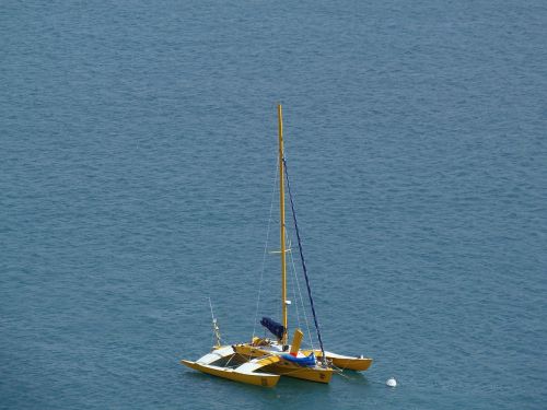 catamaran sailboat ocean