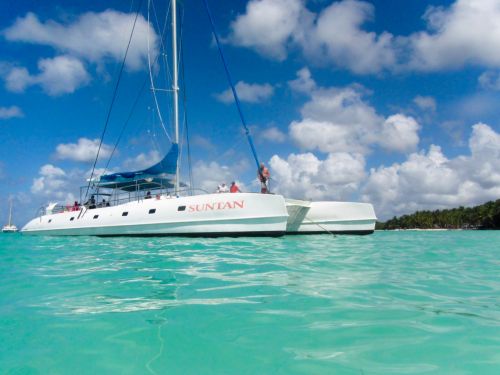 Catamaran In Caribbean