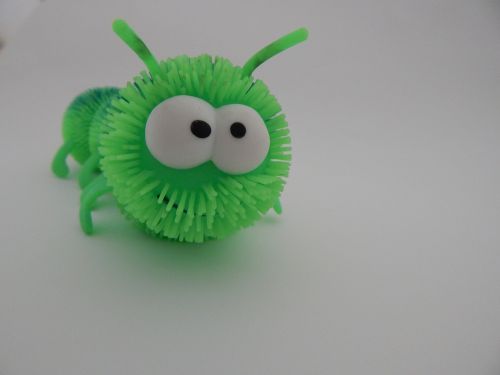 caterpillar toy green