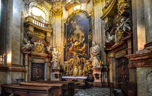 cathedral interior prague