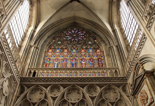 cathedral stained glass window religion