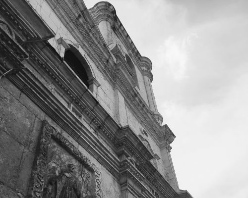 cathedral black and white architecture