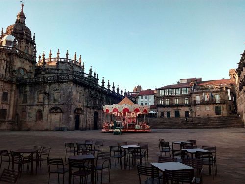cathedral santiago of compostela the quintana square