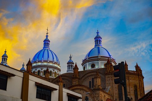 cathedral of cuenca  basin  ecuador