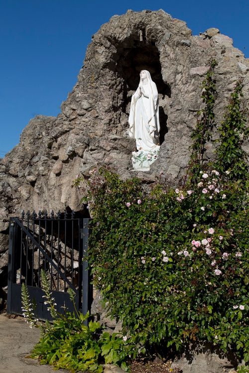 cathedral of san carlos borromeo grotto faith