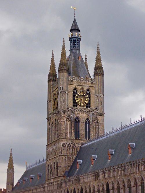 cathedral spire ypres landmark