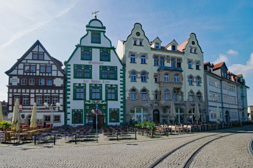 cathedral square erfurt thuringia germany