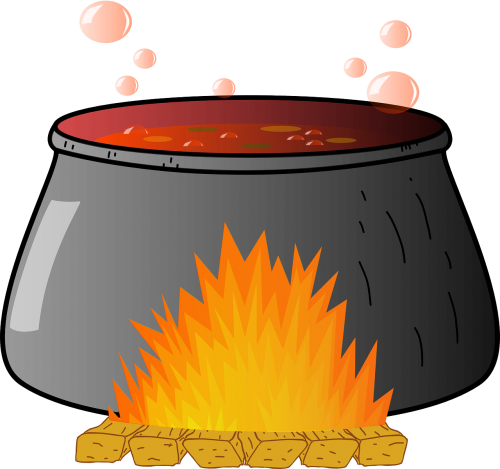 cauldron fire pot