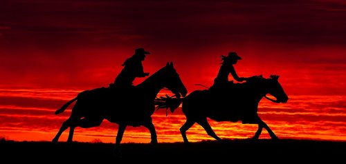 cavalry  sunset  cut